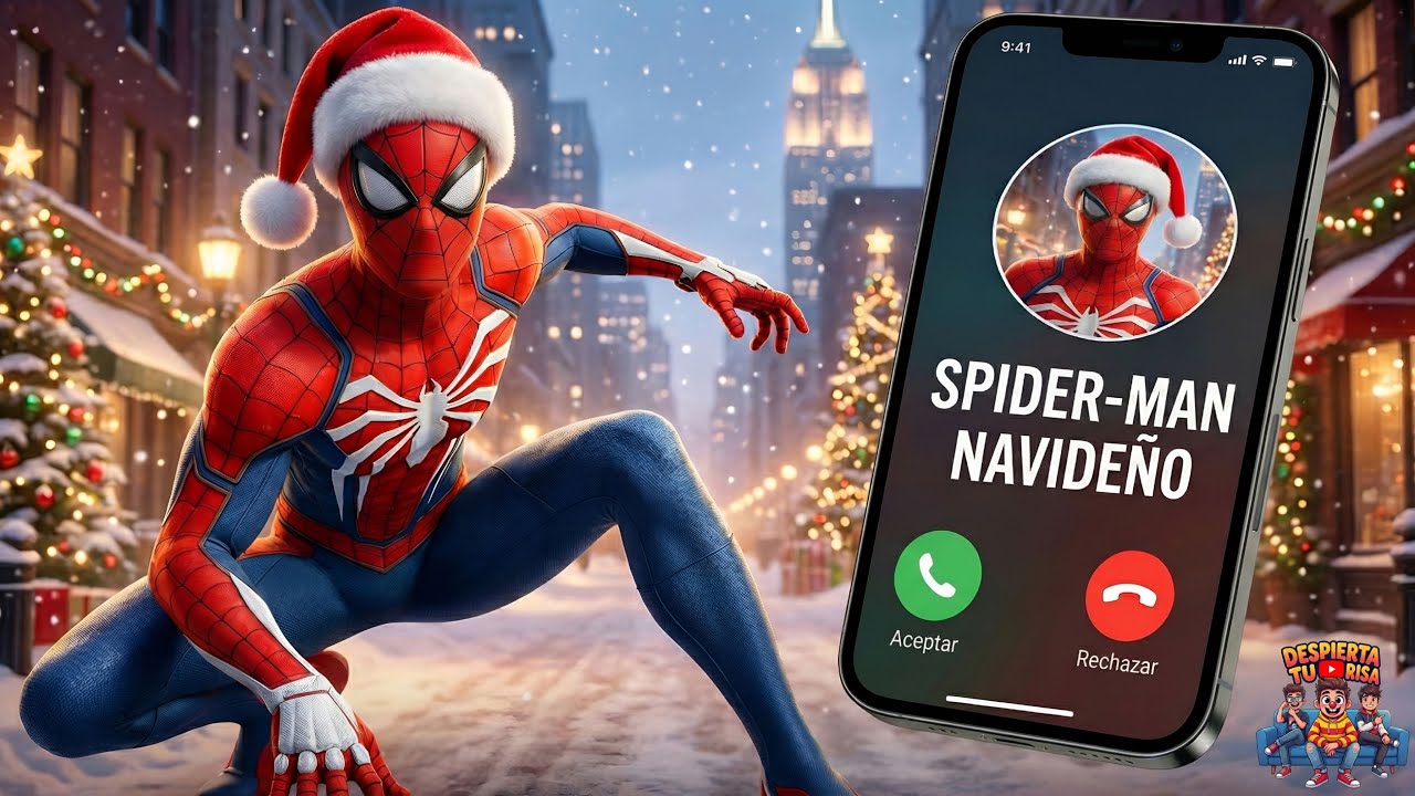 📞🕷️ Llamada Navideña a Spiderman | El Hombre Araña Te Llama en Navidad🎄 / FELIZ NAVIDAD ✨