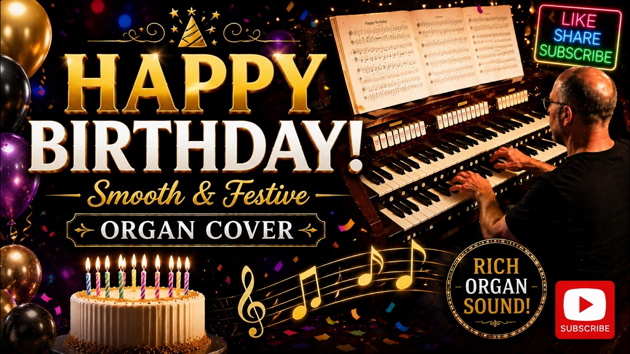 PIPE ORGAN COVER: HAPPY BIRTHDAY! by Martijn Koetsier