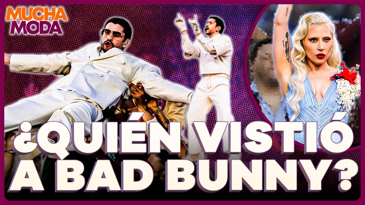#ENVIVO | Bad Bunny us&oacute; dise&ntilde;o a medida durante show en el Super Bowl, &iquest;qui&eacute;n visti&oacute; a Lady Gaga?