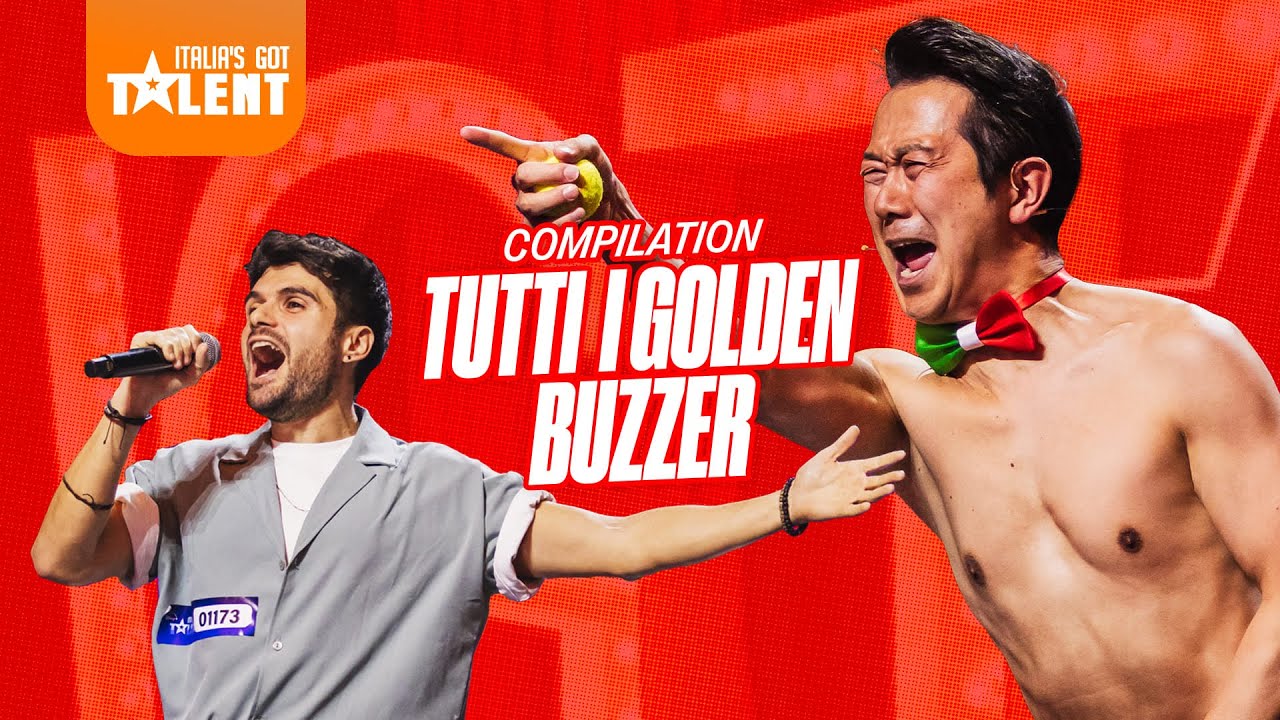 La compilation di TUTTI i Golden Buzzer delle Audizioni di Italia's Got Talent 2025 ⭐️