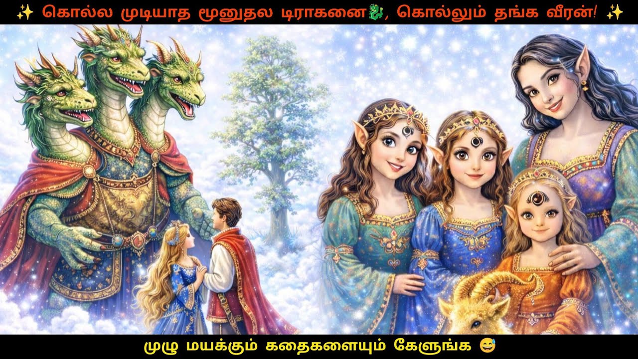✨  மூனுதல டிராகன்!🐉 தங்க ஆப்பிள்!🍎 by vungal Happy Tamila ❤️...