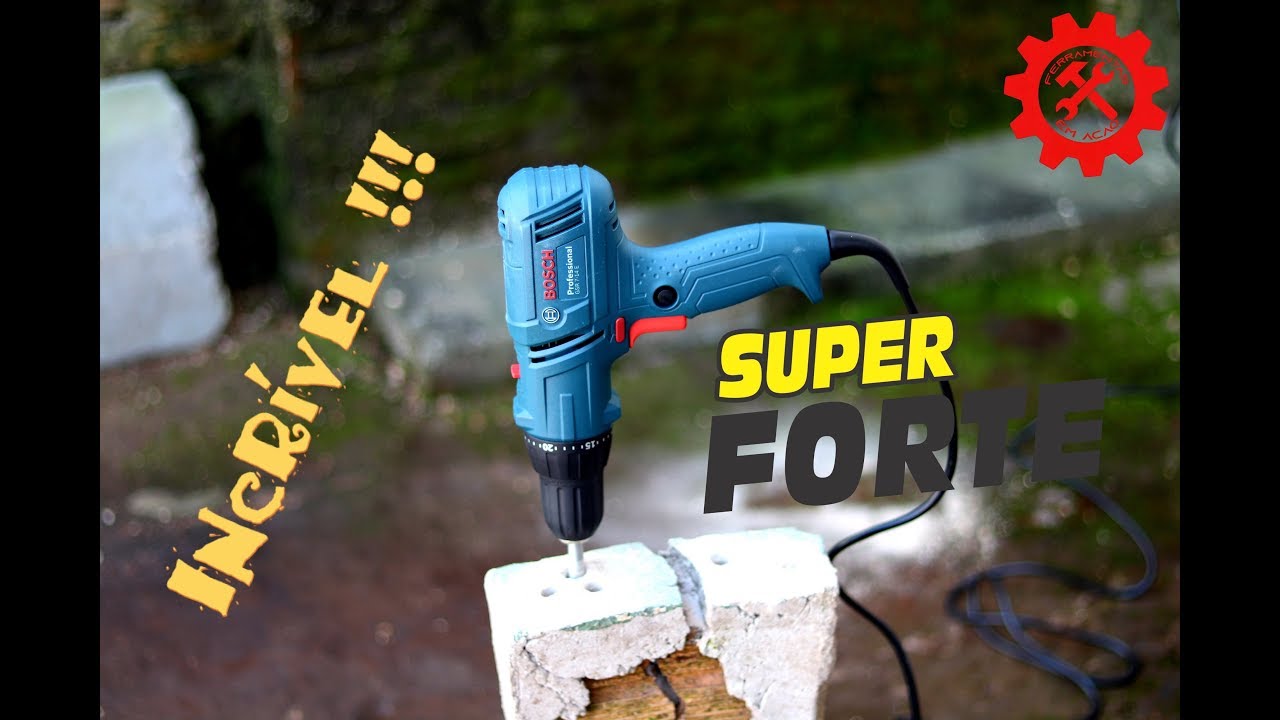 Parafusadeira e Furadeira Bosch GSR 7-14E 400W - Test Completo