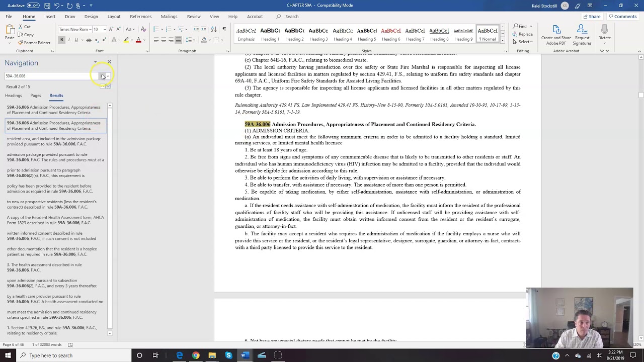 Florida Assisted Living License Types STD LNS ECC LMH