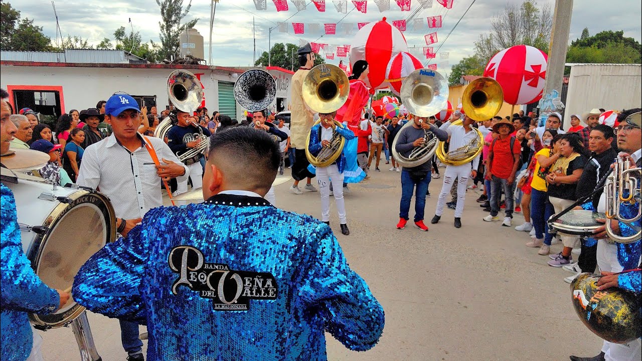 Popurri de Chilenas en Convite San Lorenzo Cacaotepec Etla 2023 / Banda Pequeña del Valle