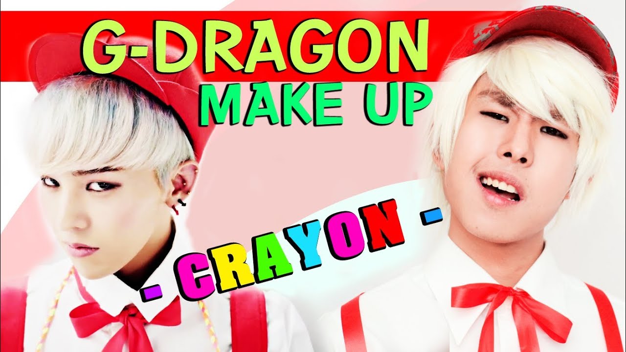 G-DRAGON crayon makeup tutorial