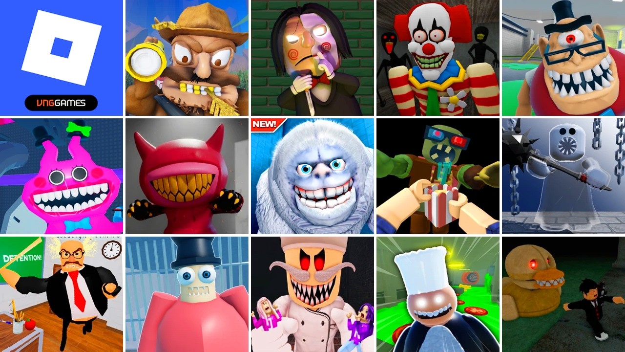 Roblox, ESCAPE CRANKY'S SCHOOL OBBY, ESCAPE ONI PANI OBBY, ESCAPE UNCLE BILLY'S FARM