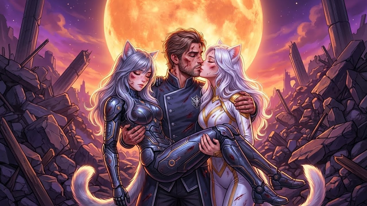 Two Cat Sisters Saved from Collapse — A Lone Human Veteran Changed Their Fate | HFY Sci-Fi Stories