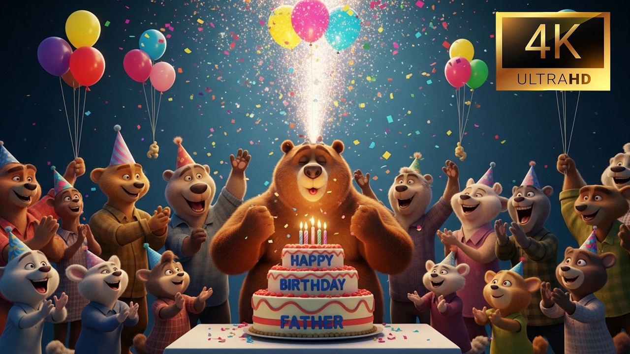 Happy Birthday Father Bear Happy Birthday #happybirthday #birthday  #birthdaysongs #father #bear