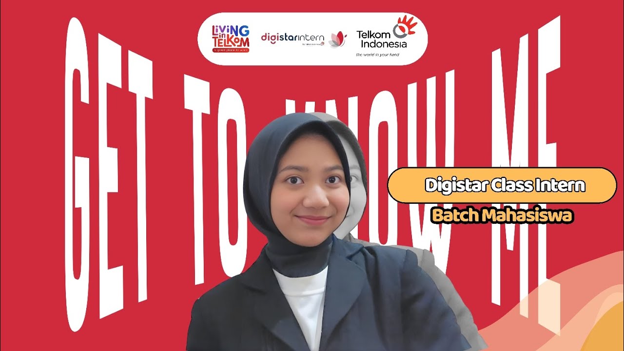 Get to know me 🔎 | Video Resume Digistar Internship Telkom 2025 | Hanifah Salsabila