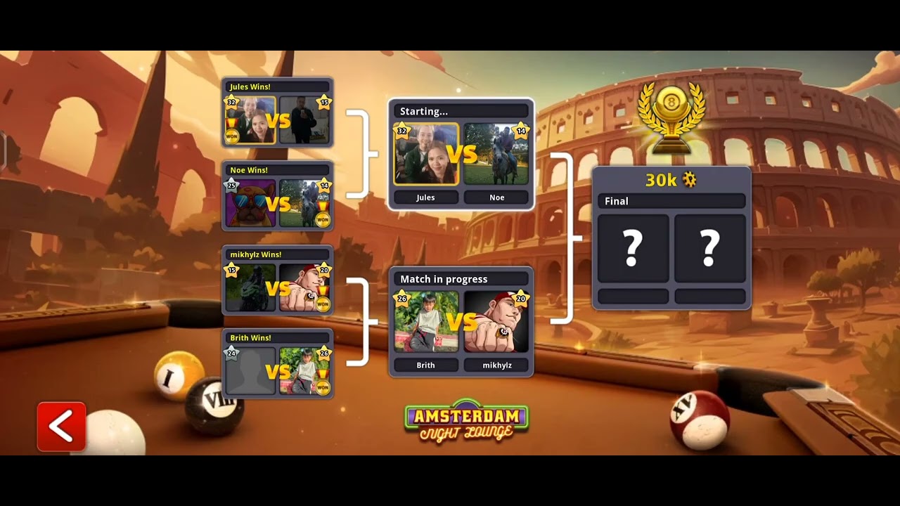 8 Ball Pool Tournament: Amsterdam