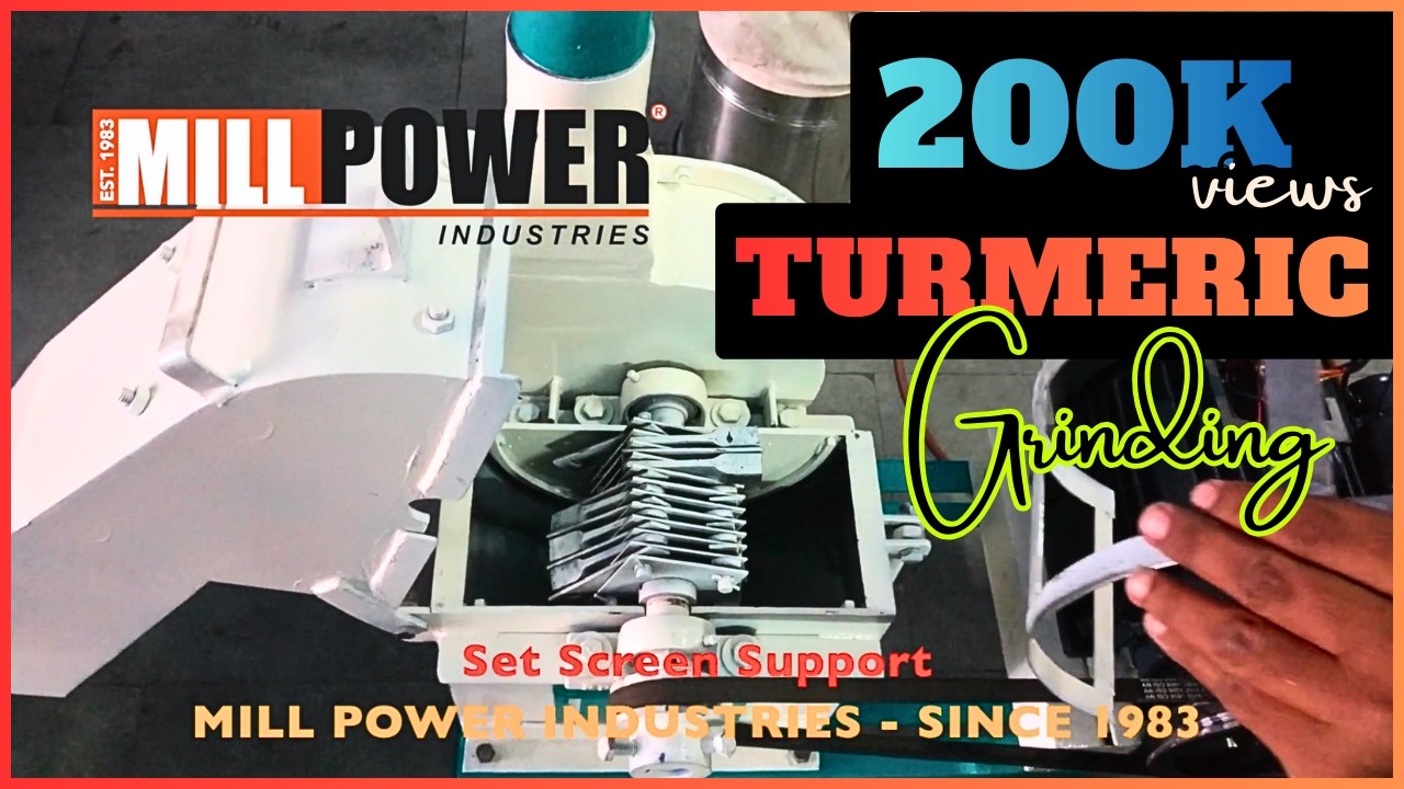 Turmeric Pulveriser Machine Manufacturer : +91 951200 6775 : Export Quality