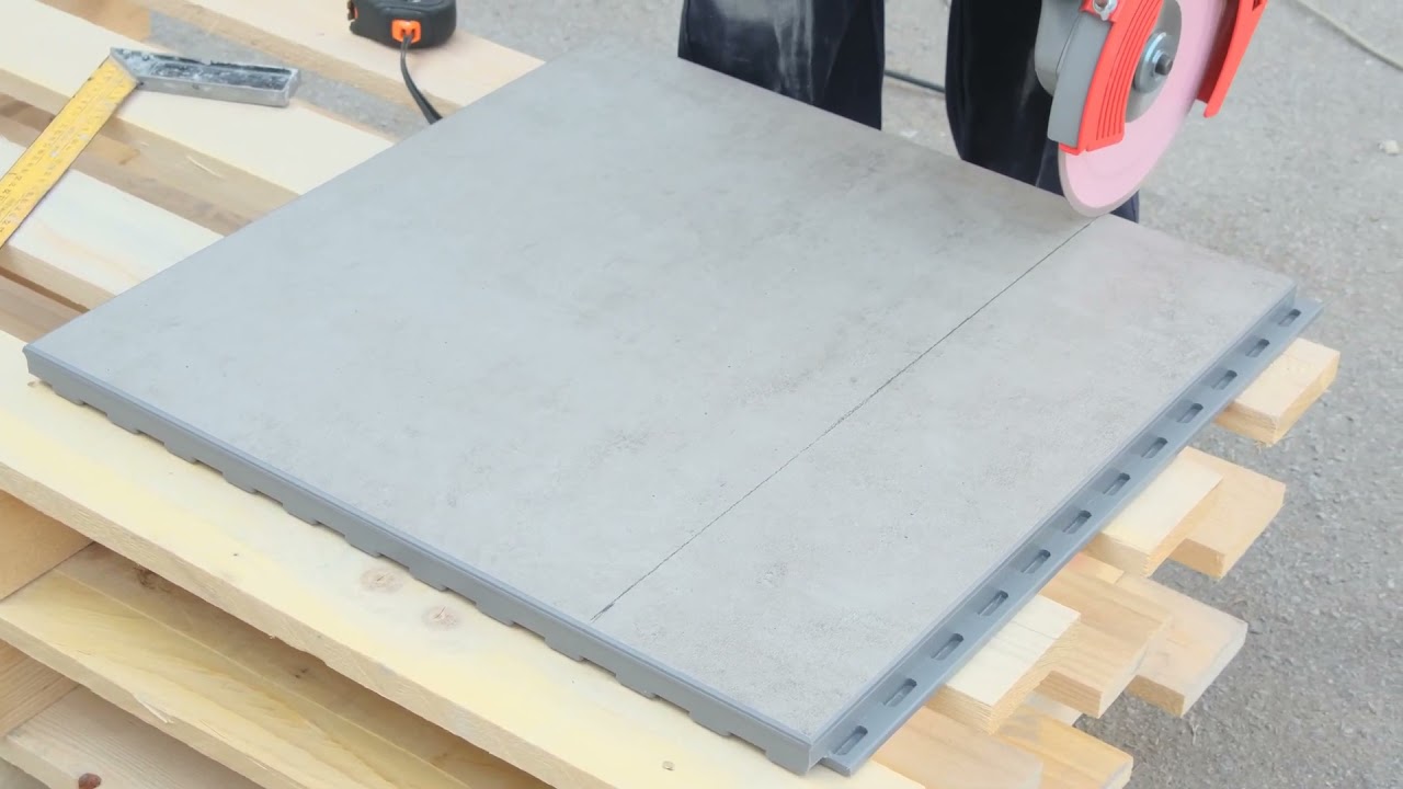 Terrassenplatten CLICK AND GO - Verlegeanleitung Indoor