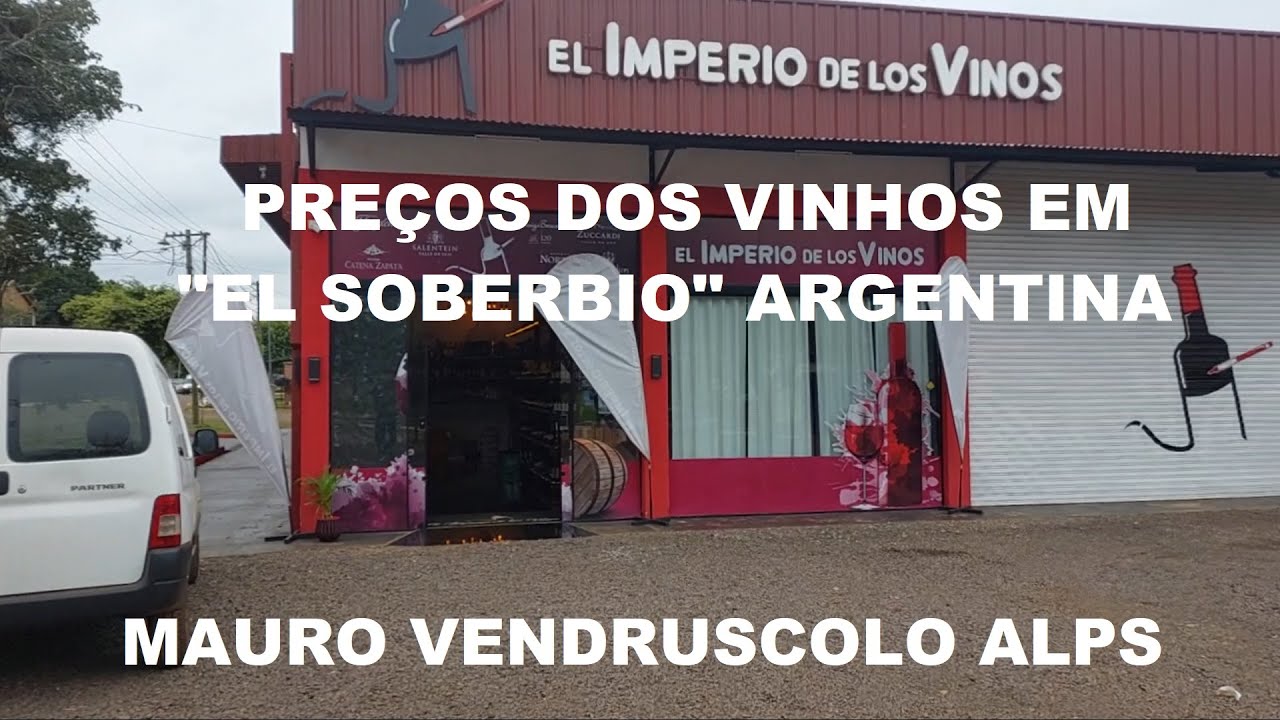 PREÇOS DOS VINHOS NA VINOTECA EL IMPÉRIO DE LOS VIÑOS DE EL SOBERBIO ARGENTINA