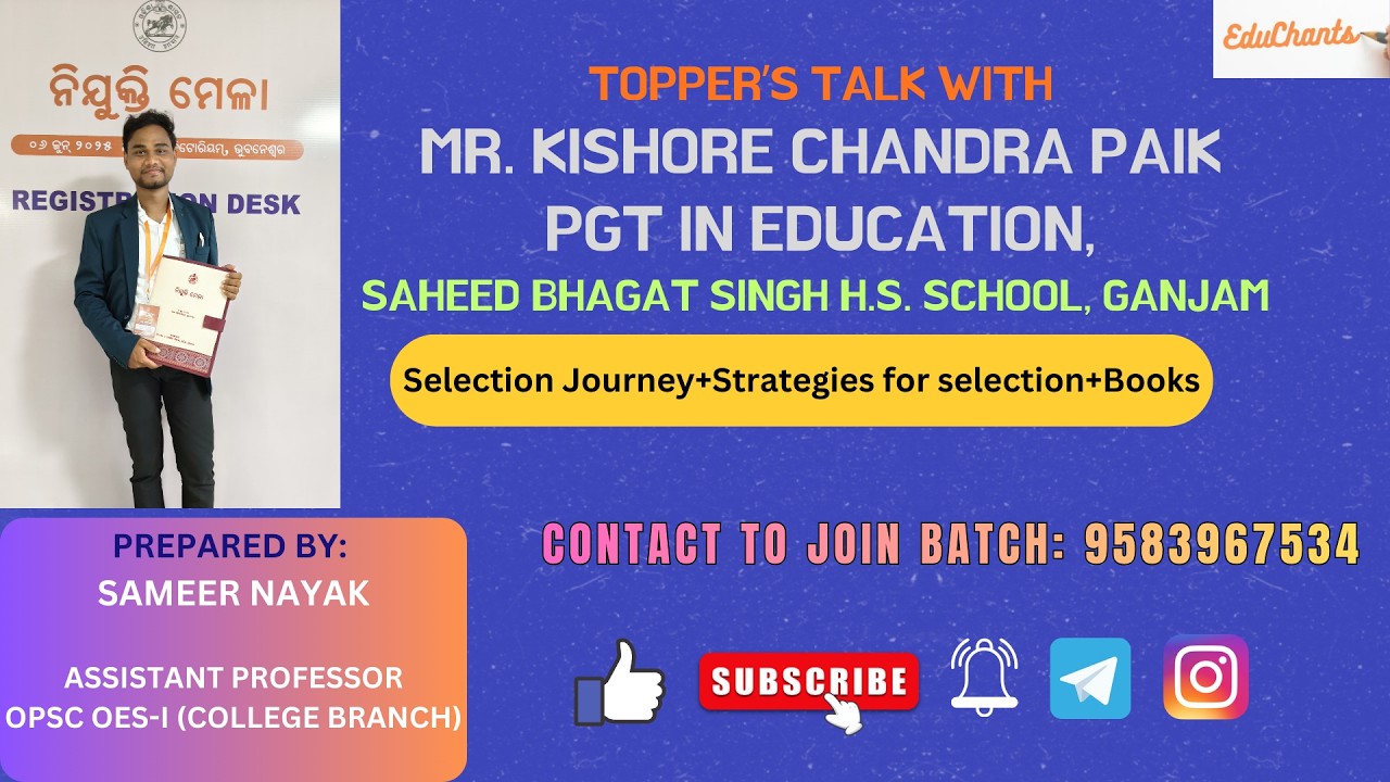 How I Cracked SSB PGT in Education? Topper's Full Strategy Revealed|Success Story by Kishore Chandra