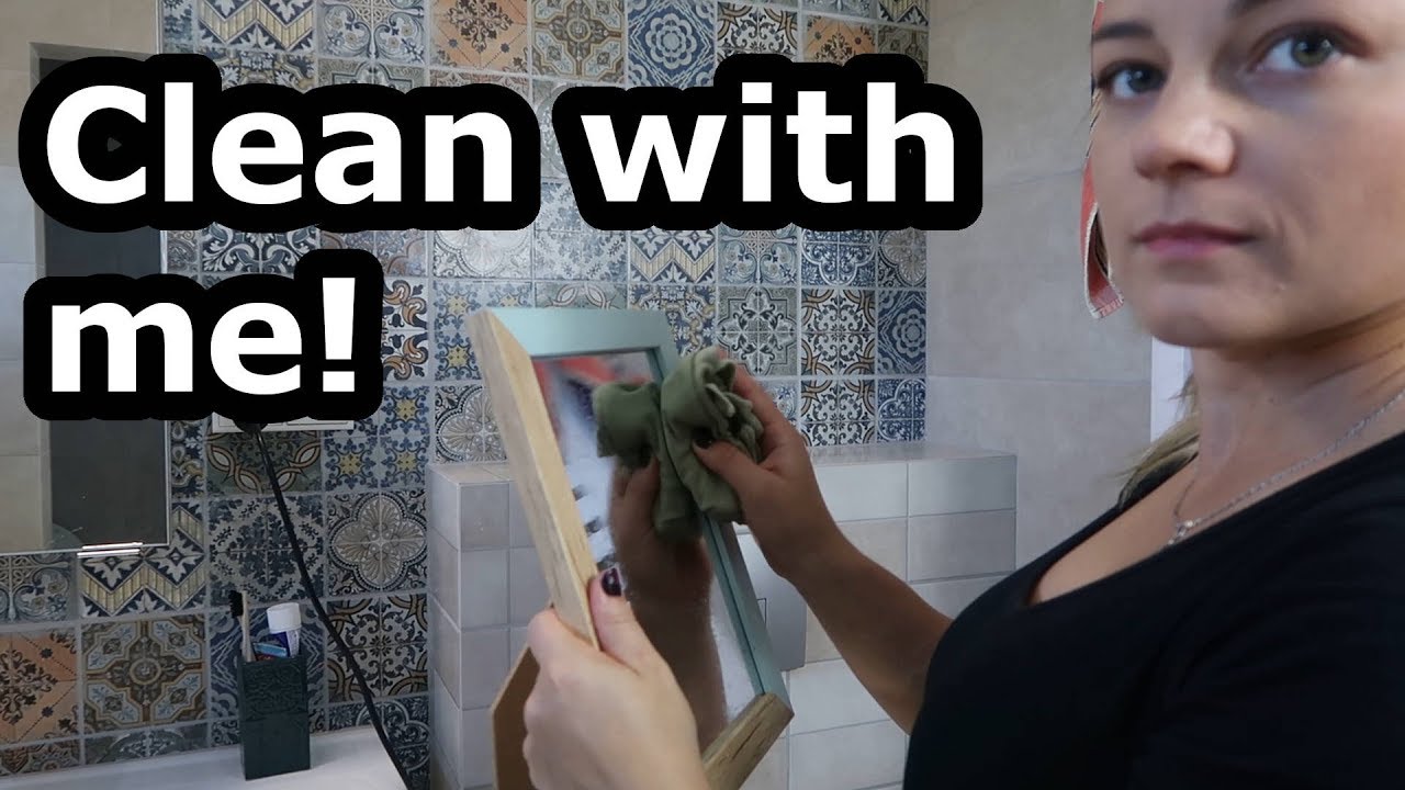 Jak wymyć łazienkę myjką parową??? Clean with me!!! Motywacyjny filmik do sprzątania