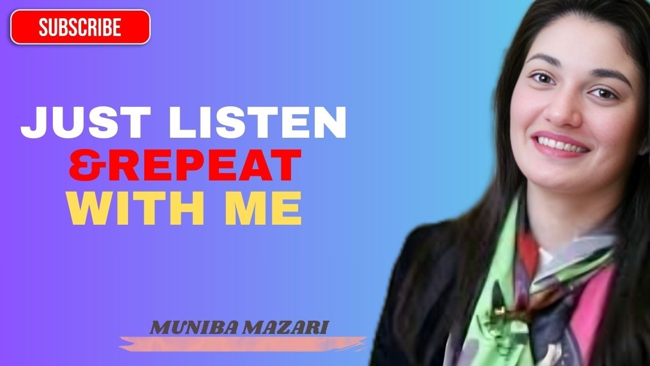 Speak English Fluently Without Fear | English Learning for B1-B2 Levels | By Muniba Mazari.