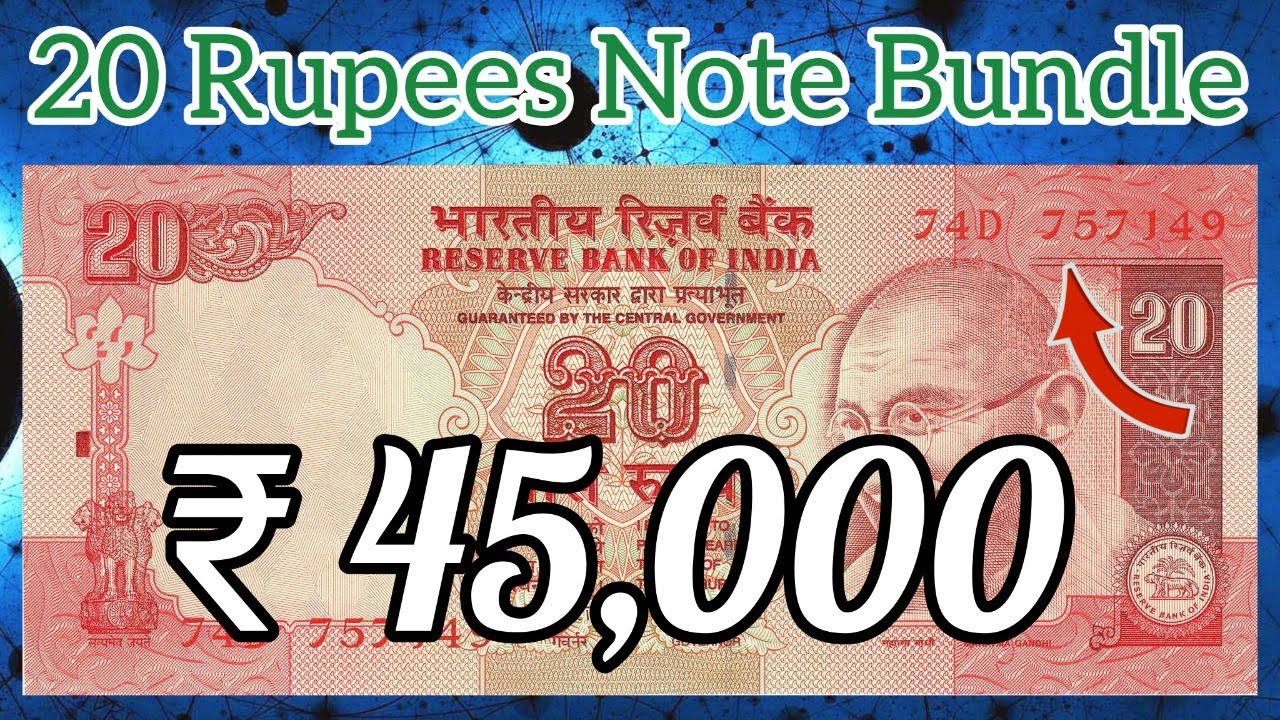 20 Rupees Note Value || 20 Rupee Red Note Bundles || 20 Rupee Note 786 Price