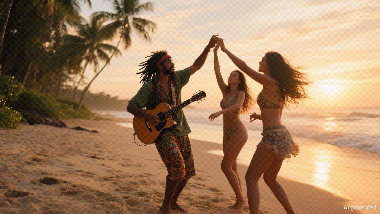 Mellow Island Grooves - Chill Reggae Jazz Mix