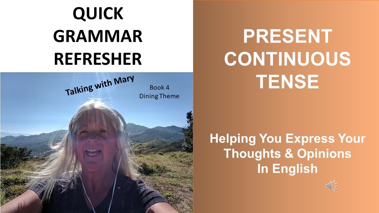 Present Continuous Tense |Dining & Food| Quick Grammar Refresher #englishgrammar #presentcontinuous