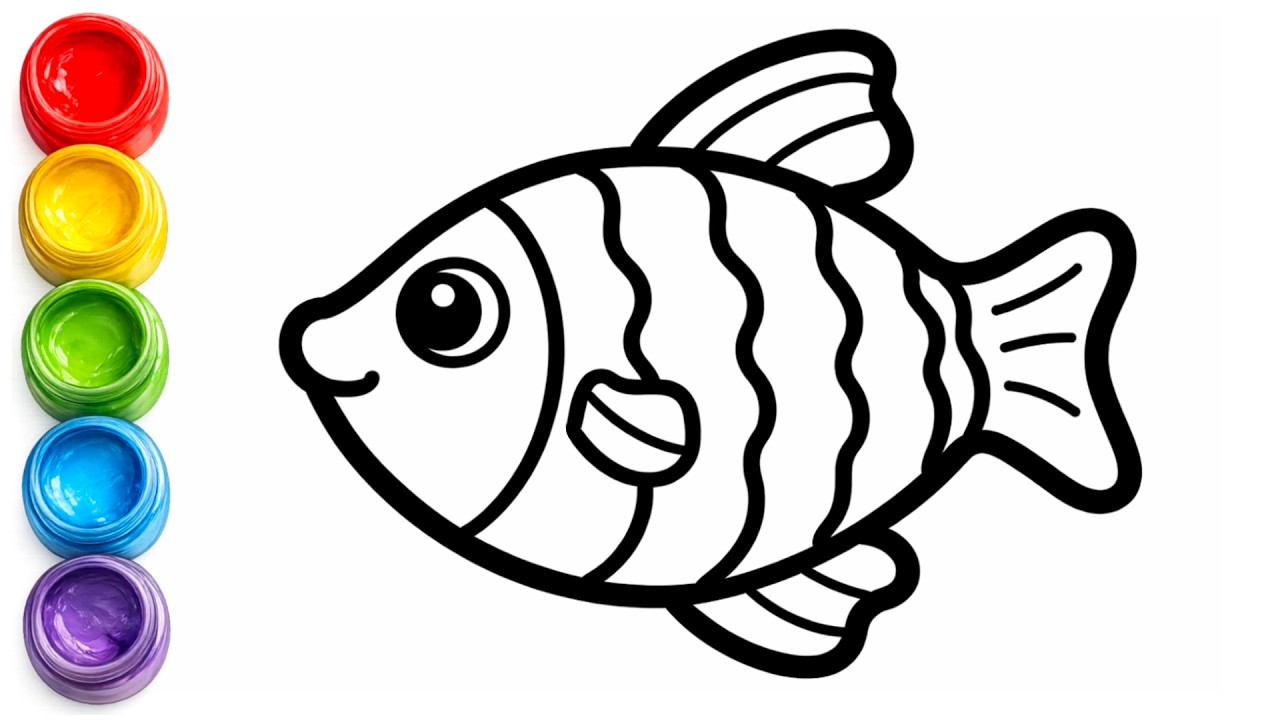 How to Draw a Fish for Kids