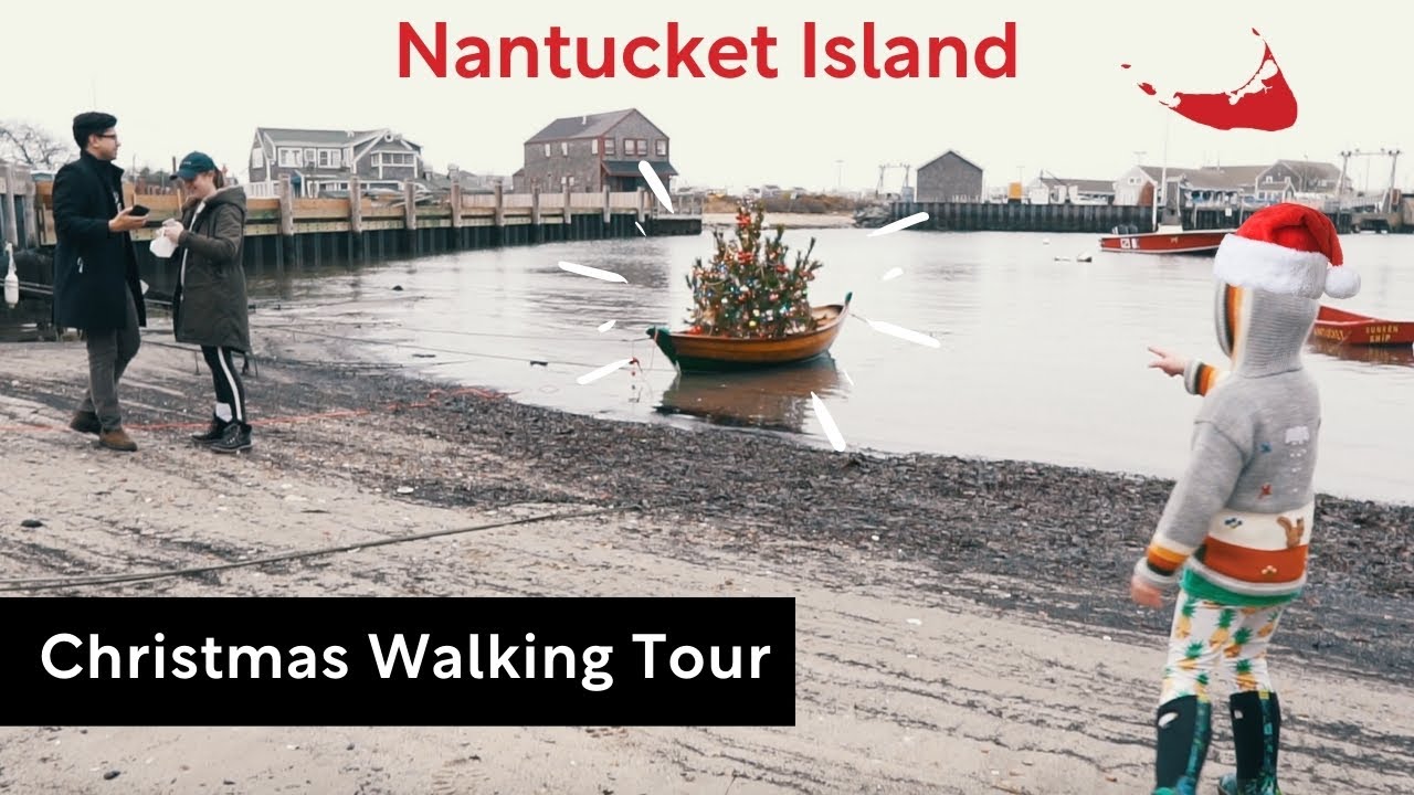 Christmas on Nantucket 2020 | Walking Tour | 4K 60 fps