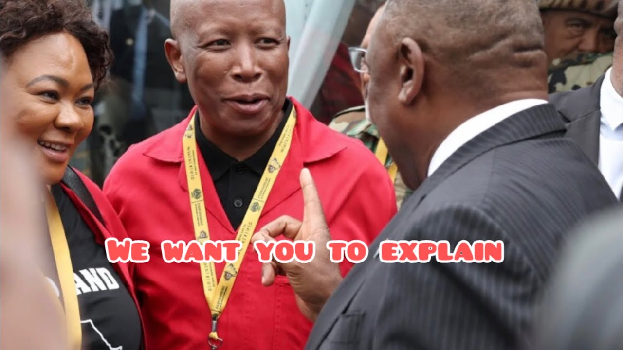 Julius Malema : We Want Ramaphosa To Appear At Adhoc Committee 