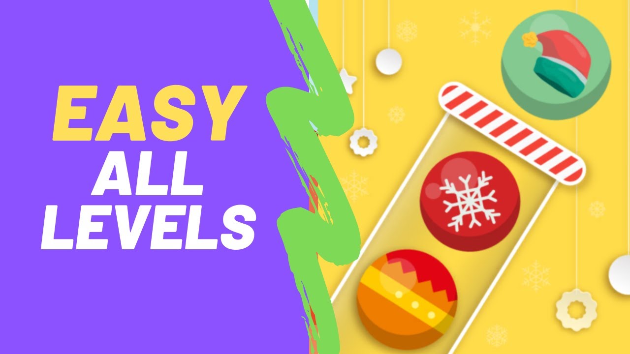 Bubble Sort Color Puzzle Game All Easy Levels Walkthrough
