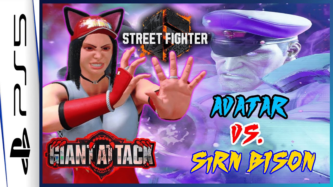 Street Fighter 6 - Avatar Vs. SiRN Bison/Vega -Evento #2 Giant Attack- [PS5]