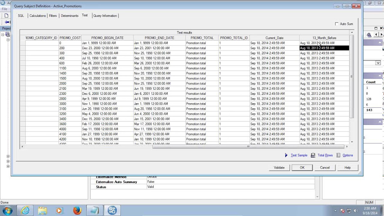 Cognos Framework Manager Advance Data Modeling