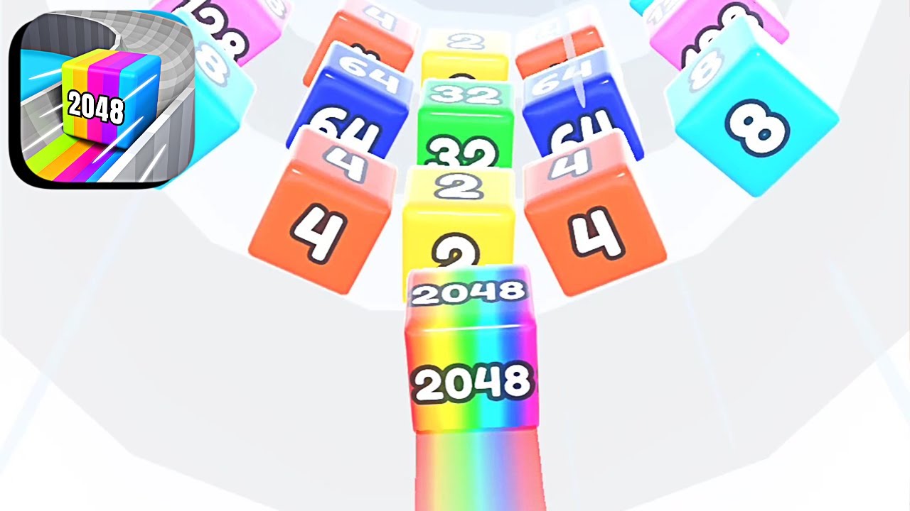 Jelly Tube Run 2048 ​- All Levels Gameplay Android,ios (Part 1)