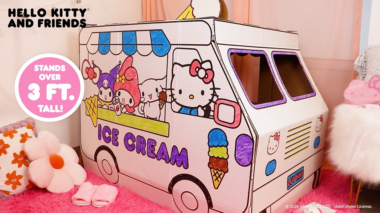 Bring a World of Sweetness to Life with the Hello Kitty® And Friends Create & Color Ice Cream Truck