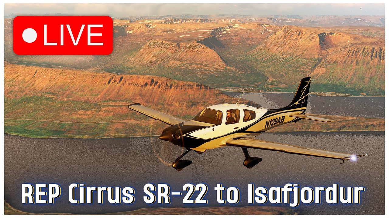 Testing the new G1000 | REP Cirrus SR-22 | Reykjavik to Isafjordur | X-Plane 12.3 BETA
