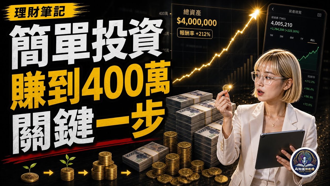 一項簡單投資，賺到四百萬