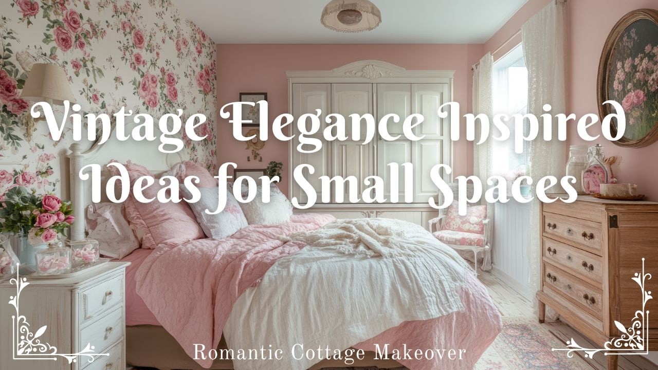 Romantic Cottage Makeover: Vintage Elegance Inspired Ideas for Small Spaces
