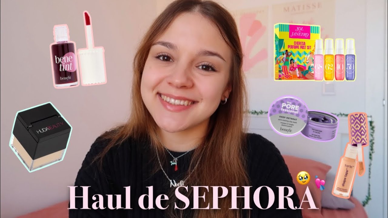 Haul de SEPHORA (benefit, huda, tarte...) 💅🏻 - Polo Positivo