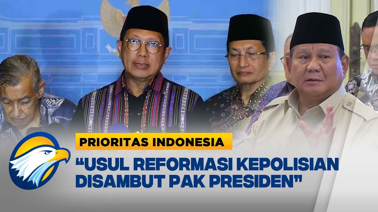 Presiden Prabowo Setujui Pembentukan Tim Reformasi Kepolisian | Prioritas