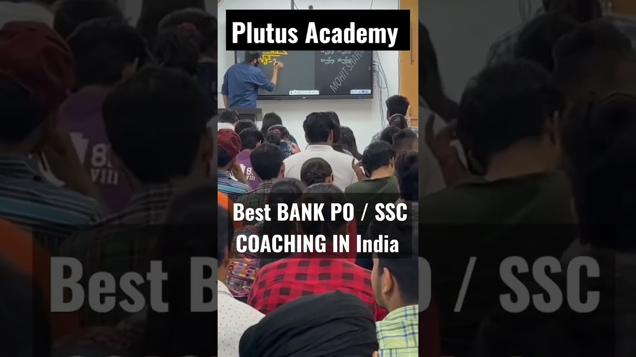 best bank po ssc coaching in India #delhi #mukherjeenagar #plutusacademy #viral #shorts