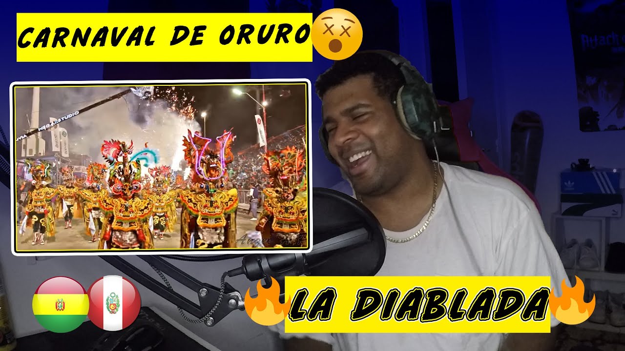 PERUANO reacciona  a DIABLADA - CARNAVAL DE ORURO 🔥🔥