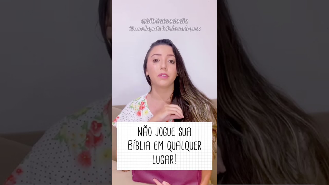 Bolsa para Bíblia Patrícia Henriques
