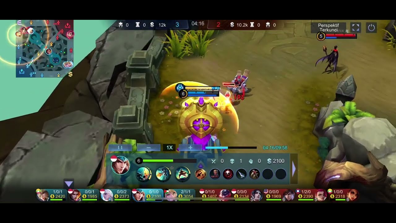 Zilong Update Terbaru 1X Skill Mati! - Mobile Legends