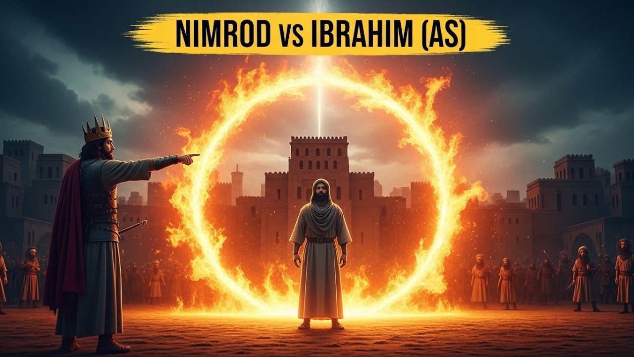 Nimrod vs Prophet Ibrahim (AS) | The Miracle When Fire Became Cool | Islamic Story
