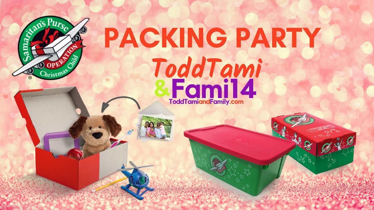 Operation Christmas Child packing party!