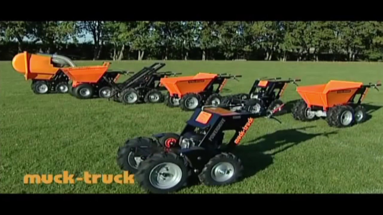 Motorised wheelbarrow multiple accessories @ Muck Truck