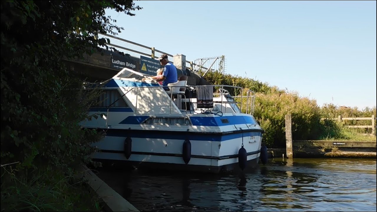 Swimming And Tricky Bridge Maneuvers At Ludham On The River Ant #river #holidays #boats