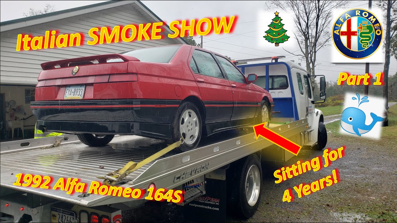 (Часть 1) Итальянское дымовое шоу! (Alfa Romeo 164S 1992 года — Рождество 2025 года)