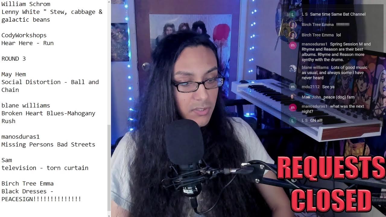 Free Song Requests! 1 Song Max. 7 Minute Maximum! THREE ROUNDS!