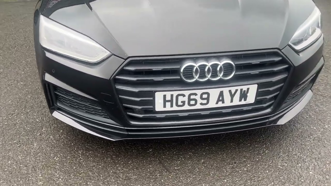 AUDI A5 2.0TFSI S-LINE BLACK EDITION S-TRONIC MYTHOS BLACK 2019 69-PLATE