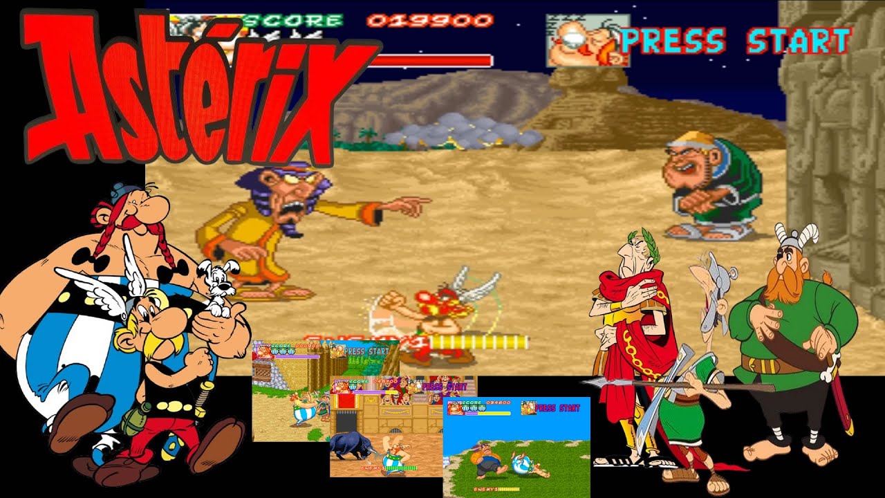 Asterix Arcade HD – Full Playthroughs – These Romans Are Crazy!