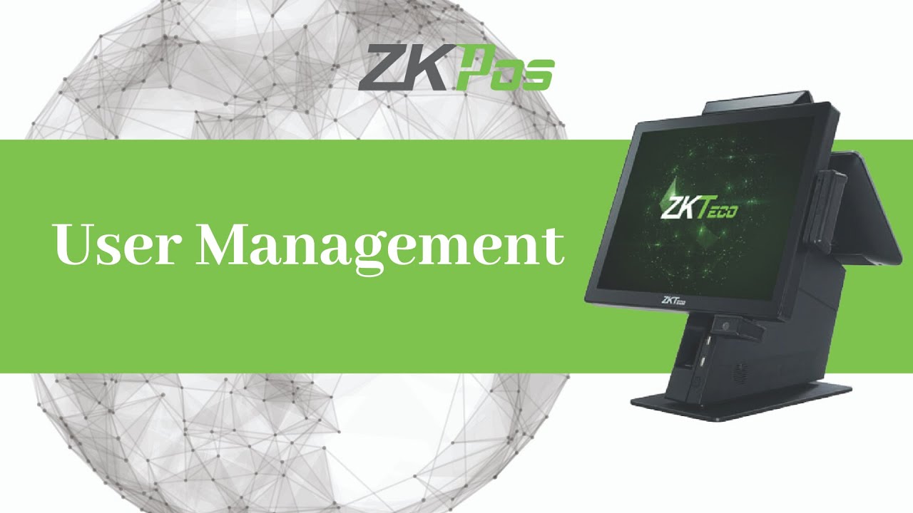 User Management in ZKTeco Supermarket POS Software