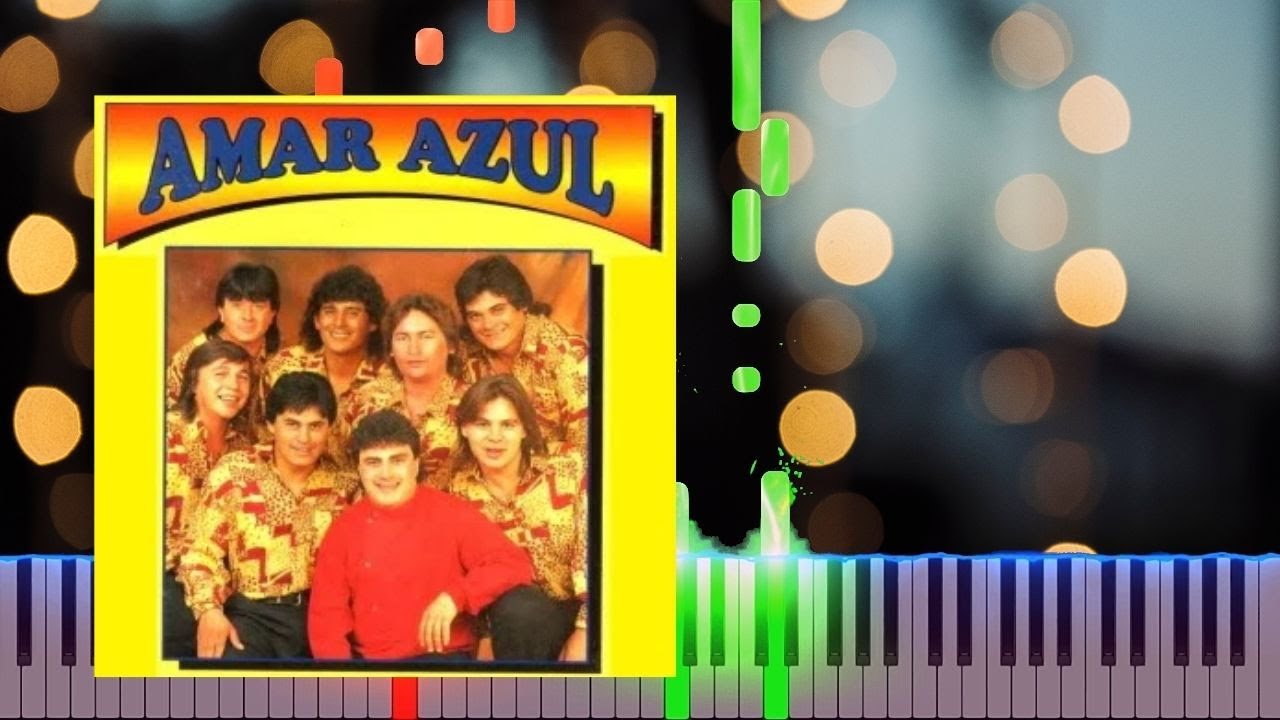 Amar Azul No te Olvides Mujer Piano Cover Midi tutorial Sheet app  Karaoke